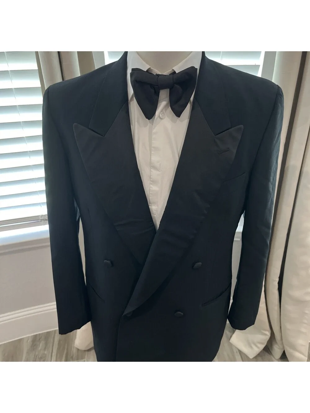 MANI GIORGIO ARMANI DOUBLE BREASTED TUXEDO AND JACK VICTOR PANTS 39R 34x31 VGC